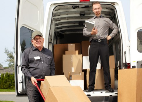 Local removals team helping a move in Roehampton