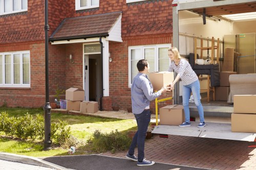 Man and van service helping with a local move in Roehampton