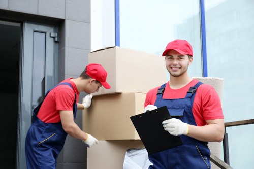Man with a van service helping with a move in Roehampton