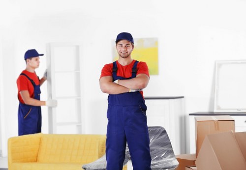 Professional office relocation services in Roehampton with packing and moving support