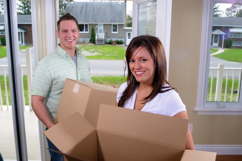 Secure packing of computers and office items for a Roehampton relocation