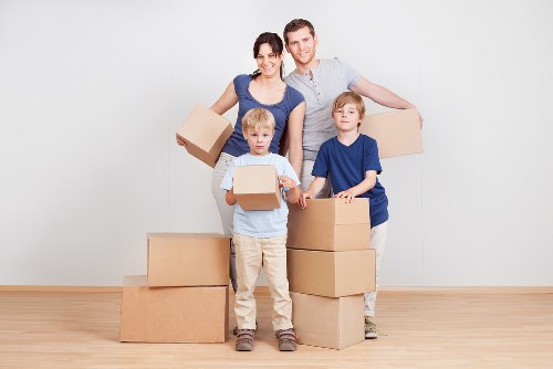 Moving day preparation for a home relocation in Roehampton